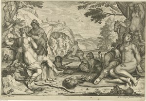 Diana na Kallisto autorstwa Nicaise de Ruyter