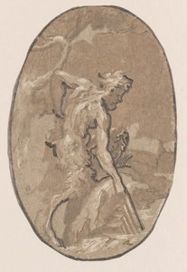 Marsjasz czerpiący Syrinx z rzeki, ca. 1540-50., ca. 1540-50.