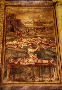 Bazylika Mniejsza Santo Stefano Rotondo, Santo Stefano al Monte Celio, Bazylika Santo Stefano Rotondo al Celio autorstwa Niccolo called Pomarancio Circignani