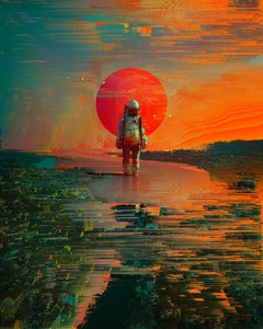 Astronauta z Red Sun City