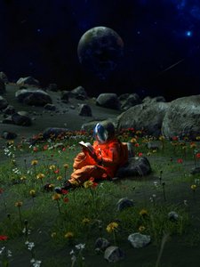 Obcy ogród astronauty autorstwa Nicebleed