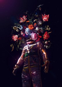 Astronauta z Kosmicznego Ogrodu autorstwa Nicebleed
