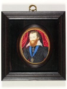 Ludovick Stuart, 2. książę Lennox i Richmond (emalia) autorstwa Nicholas (after) Hilliard