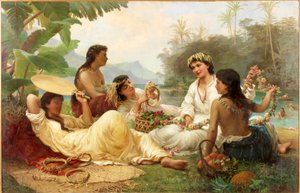 Słoneczne klimaty, Tahiti autorstwa Nicholas Chevalier