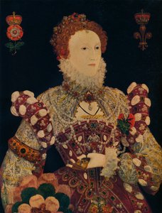 Elżbieta I, królowa Anglii i Irlandii, c1574 autorstwa Nicholas Hilliard