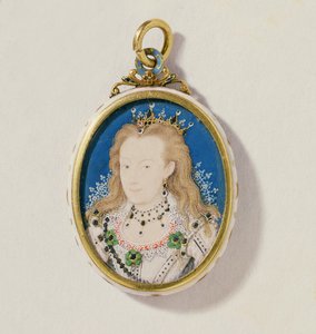Frances Howard, księżna Richmond i Lennox, ok. 1605-10 (wc na welinie) autorstwa Nicholas Hilliard