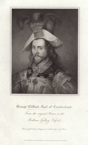 George Clifford Earl of Cumberland autorstwa Nicholas Hilliard
