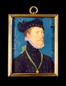 Portret nieznanego mężczyzny, lat 24, 1572 (wc na welinie) autorstwa Nicholas Hilliard