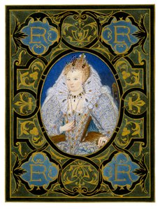 Królowa Elżbieta I, XVI wiek, 1896. autorstwa Nicholas Hilliard