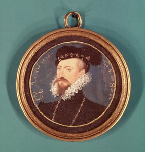 Robert Dudley, hrabia Leicester (ok. 1532-88) 1576 autorstwa Nicholas Hilliard