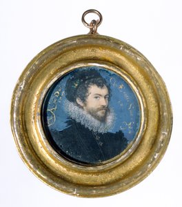 Autoportret, 1577 (wc na welinie) autorstwa Nicholas Hilliard