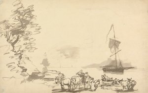 Studium brzegu autorstwa Nicholas Pocock