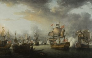 Zakończenie bitwy świętych, ok.1782 (olej na płótnie) autorstwa Nicholas Pocock