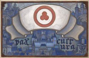 Sztandar Pokoju, 1931 autorstwa Nikolai Konstantinowitsch Roerich