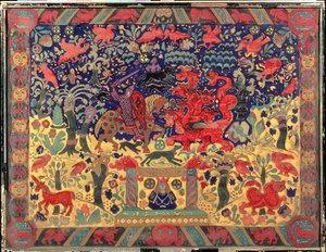 Bitwa ze Smokiem, 1912 autorstwa Nicholas Roerich