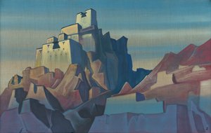 Zamek w Ladakhu, 1933 autorstwa Nicholas Roerich