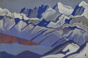 Everest, 1936 autorstwa Nicholas Roerich