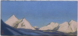 Himalaje, 1944 autorstwa Nicholas Roerich