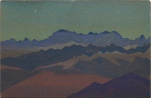 Himalaje, niedaleko Sandakphu, 1936 autorstwa Nicholas Roerich