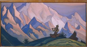 Krishna par Roerich, Nicholas (1874-1947) autorstwa Nicholas Roerich