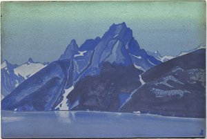 Jezioro Nagów, Kaszmir, 1936 autorstwa Nicholas Roerich