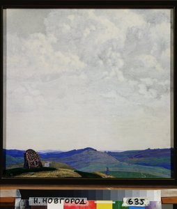 Właściwy sposób. Praca Światosława Nikołajewicza Roericha (1904-1993), tempera na tekturze autorstwa Nicholas Roerich