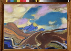 Magdi. Oeuvre de Svyatoslav Nikolayevich Roerich (1904-1993), tempera et huile sr tsarton autorstwa Nicholas Roerich