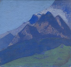 Studium górskie, ok. 1929 autorstwa Nicholas Roerich