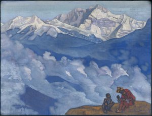 Perła Poszukiwania, cykl „Jego Kraj”, 1924 autorstwa Nicholas Roerich