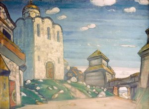 Katedra w Putivl autorstwa Nicholas Roerich