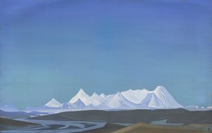 Największe i najświętsze z Tangla, 1932 autorstwa Nicholas Roerich