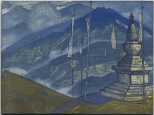 Fale mgły, seria „Himalayan”, 1924 autorstwa Nicholas Roerich