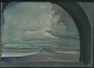 Biała chmura, 1922 autorstwa Nicholas Roerich