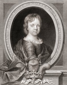Książę Jakub Franciszek Edward Stuart autorstwa Nicholas de (after) Largilliere
