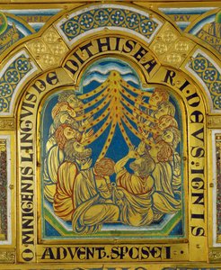 Zesłanie Ducha Świętego, z ołtarza Verdun ... autorstwa Nicholas of Verdun