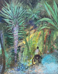 Tropical Spin, 2022-23 (olej na płycie)