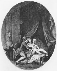 Valmont i Emilie, ilustracja z "Les Liaisons Dangereuses" Pierre