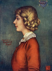 Norwegia: Fair Maiden of North Bergen (kolor lito) autorstwa Nico Jungman