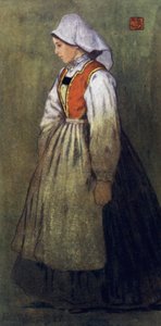 Norwegia: A Hardanger Country Girl (kolor lito)