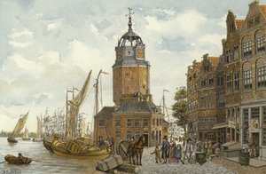 Wieża Haringpakkerstoren, Amsterdam, XIX w.