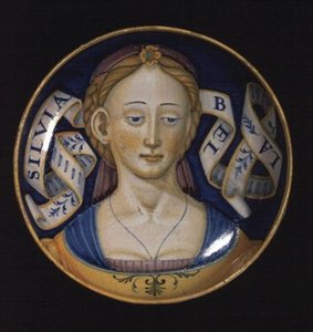 Filiżanka z majoliki, z serii Belle donne, 1525 autorstwa Nicolò Pellipario