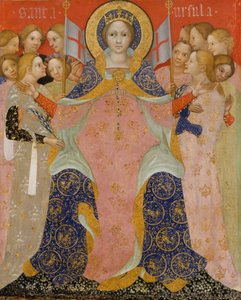 Święta Urszula i Jej Panny, ok. 1410 (tempera i złoto na drewnie)
