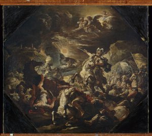 Joshua powodując, że słońce stoi w miejscu