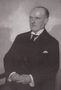 Gustav Krupp von Bohlen und Halbach, niemiecki urzędnik i przedsiębiorca (zdjęcie czarno-białe)