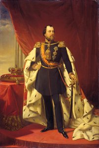 Wilhelm III 1817-1890, król Holandii, 1856