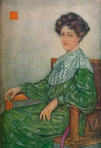 Portret pani J. Maltwood, ok. 1892-1906, 1906-7