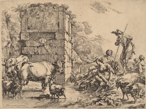 Picie krów, 1680.