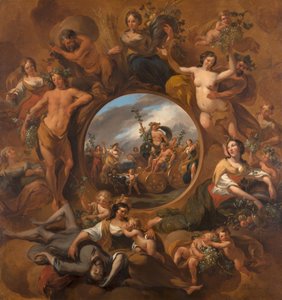 Cztery pory roku, Alegoria jesieni autorstwa Nicolaes Berchem