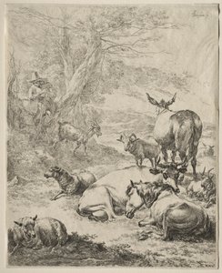 Stado w spoczynku autorstwa Nicolaes Berchem