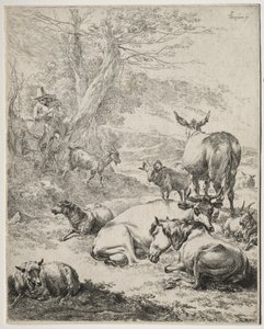 Stado w spoczynku autorstwa Nicolaes Berchem